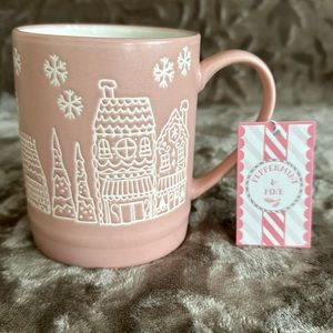 Peppermint and Pine Mug Gingerbread House Pink New